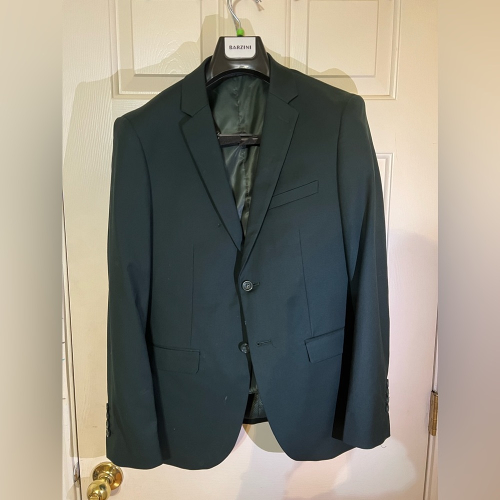 Dark Green Men’s Suit Barzini
